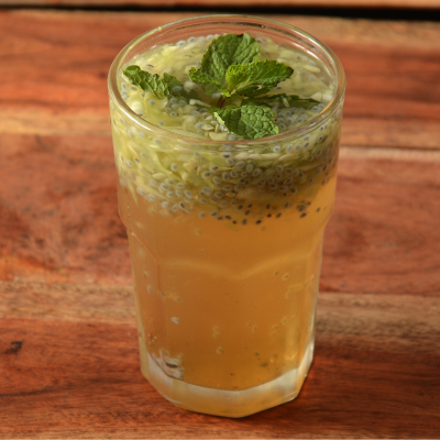 Kuluki Sharbat (Lemon & Basil Seeds)