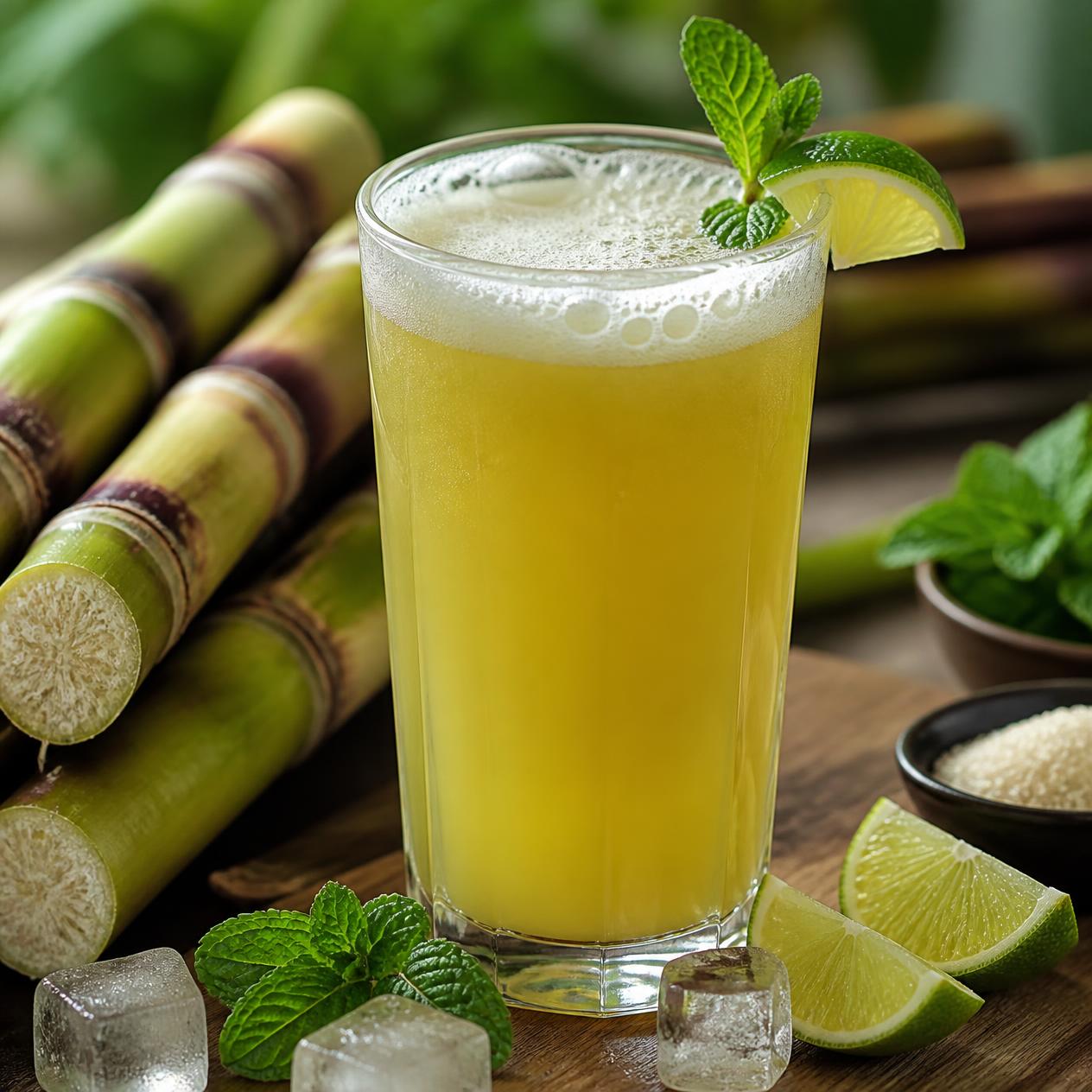 Fresh Sugarcane Juice