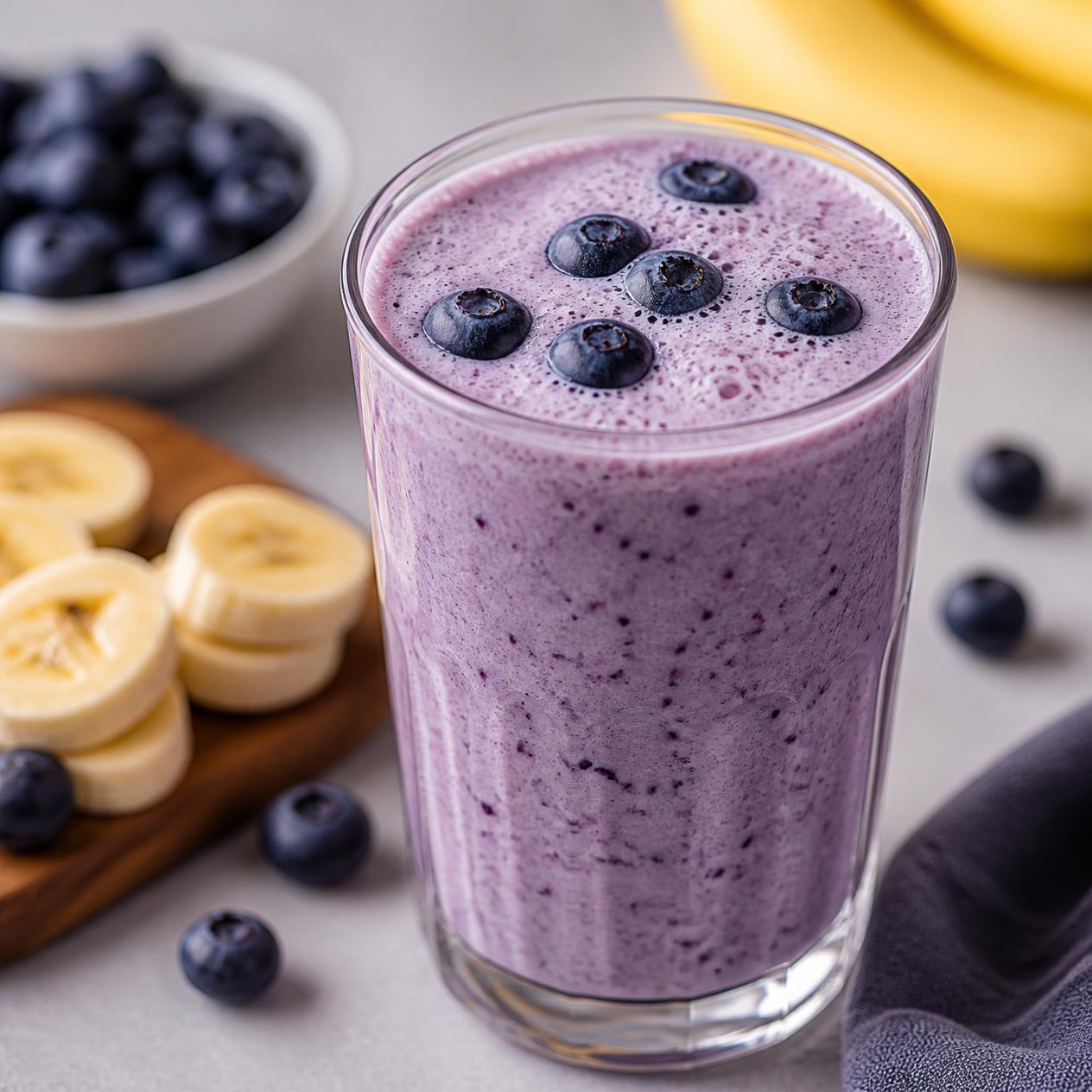 Banana - Blueberry Shake